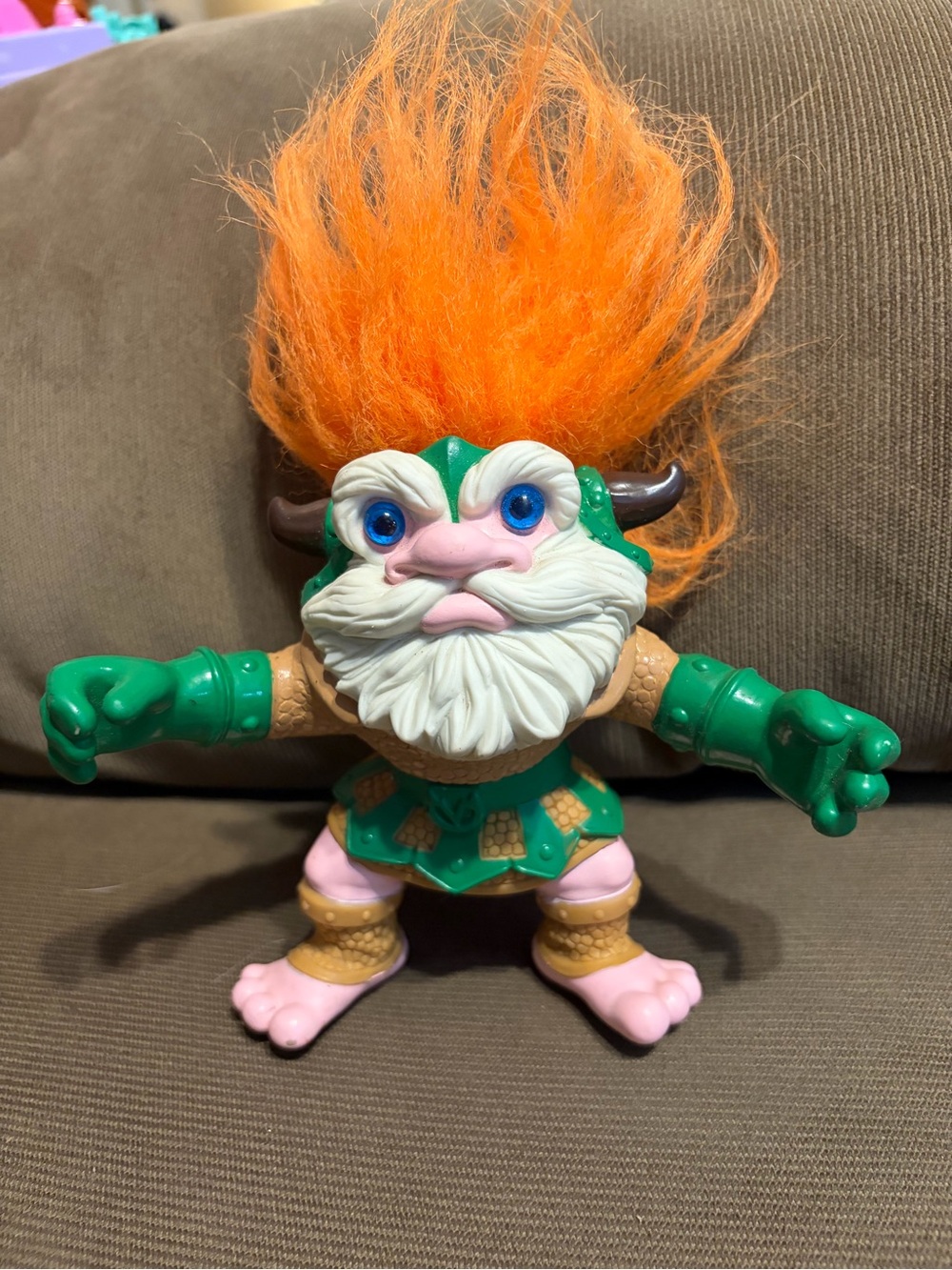 Vintage Original Battle Trolls Action Figure - Viking Sven Troll Hasbro 1992